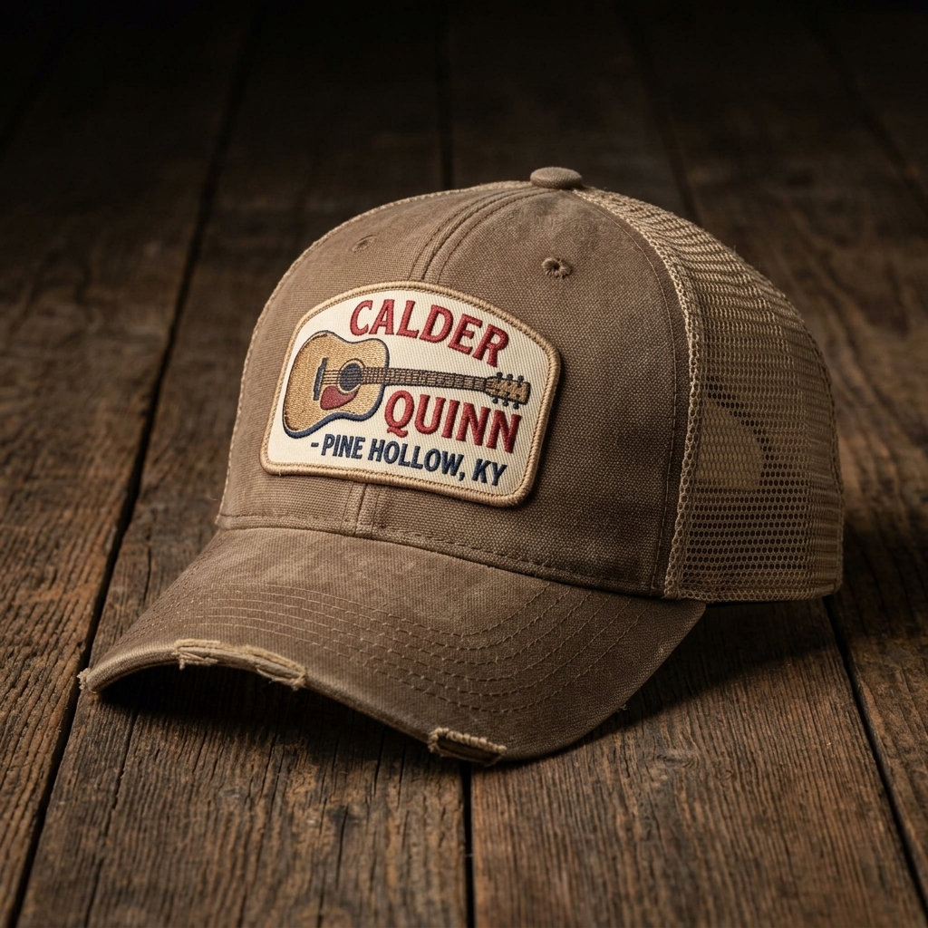 Calder Quinn Distressed Canvas Trucker Hat